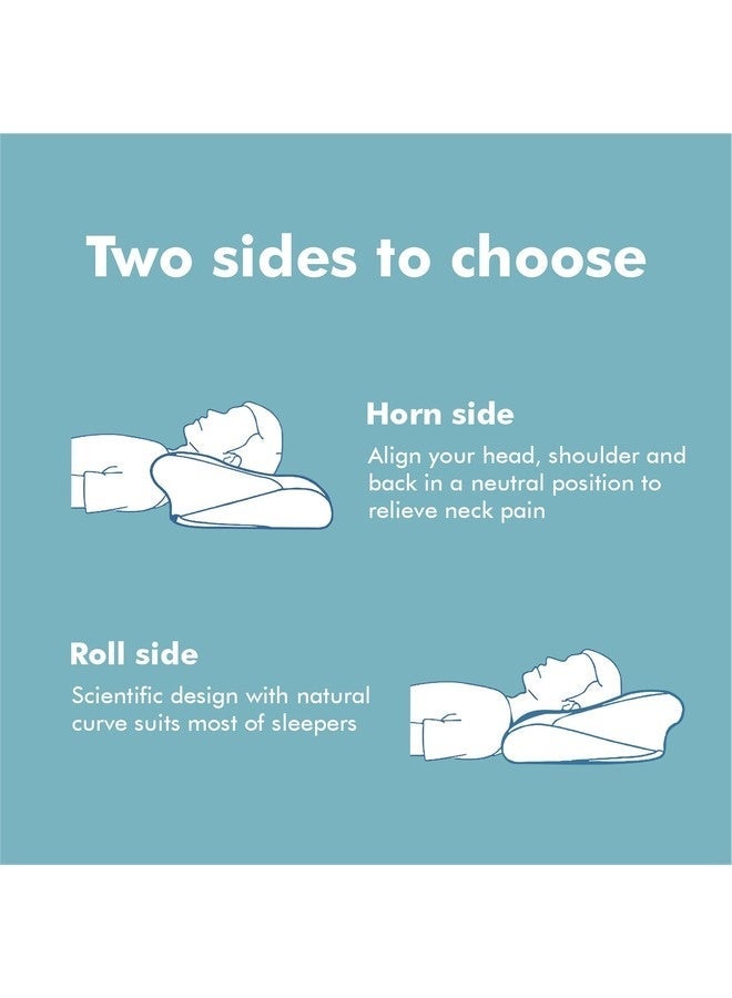 Eleish Cervical Pillow for Shoulder and Neck Pain Relief, Memory Foam Neck Pillow, Ergonomic Orthopedic Neck Support Pillow for Side Back Stomach Sleeping (Butterfly Shape) - Image 4